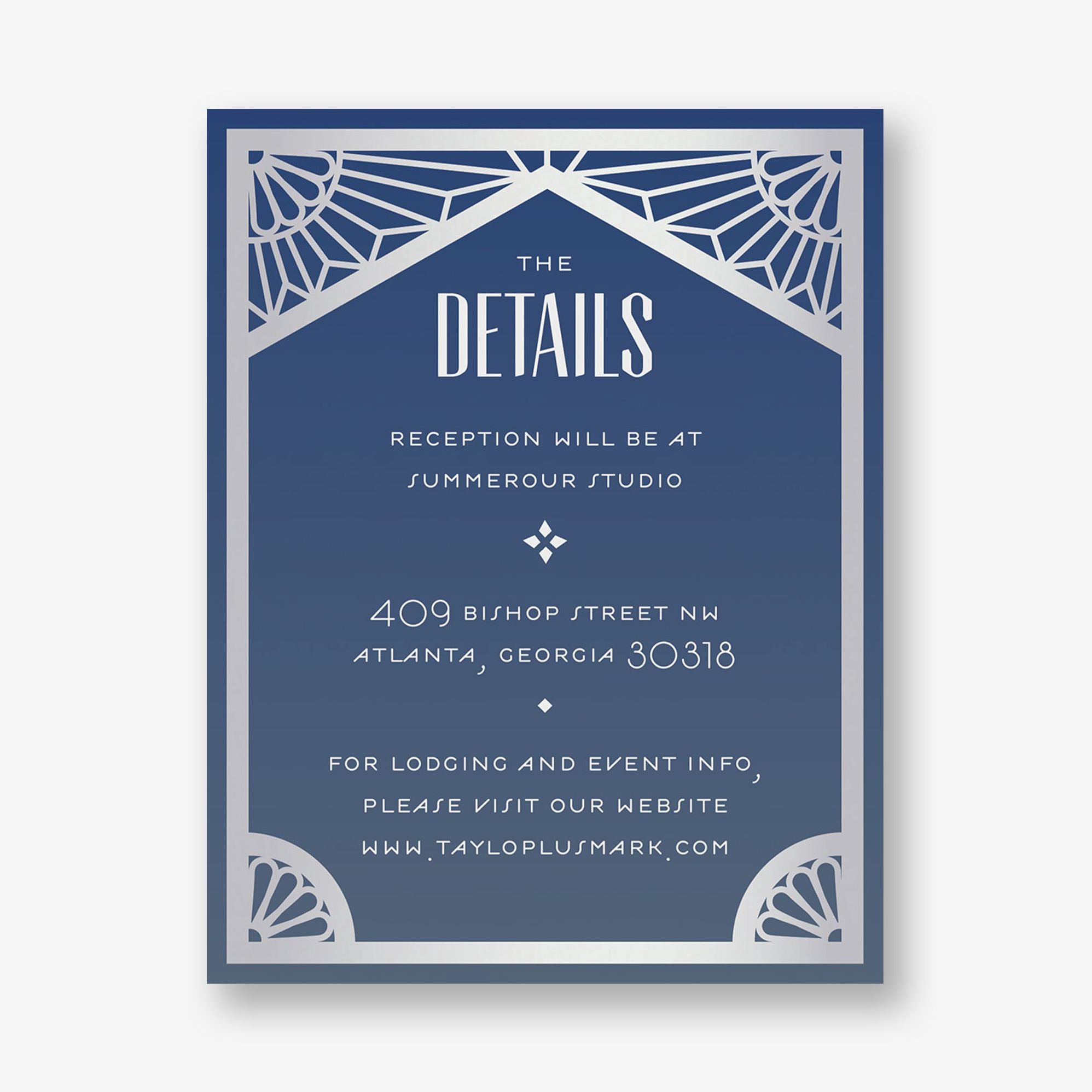 Stained Glass Foil Information Card