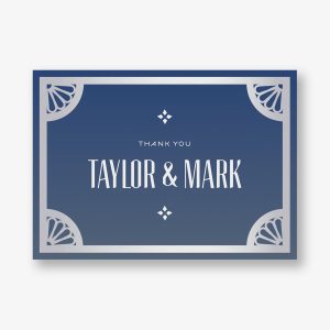 Stained Glass Foil Thank You Card