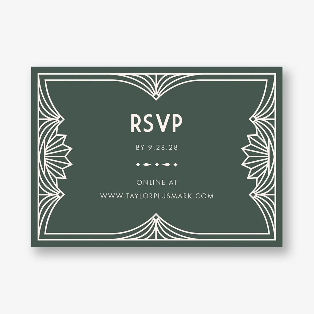 Deco Frame Response Card