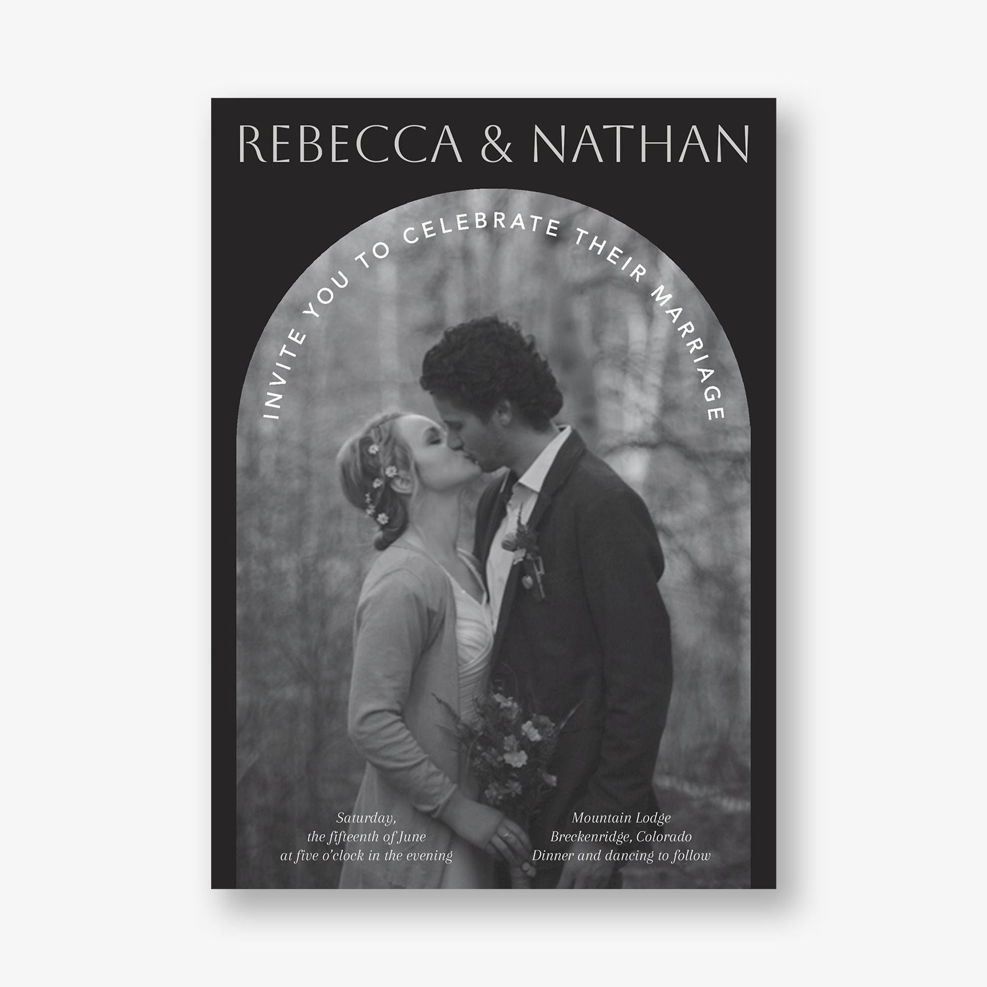 Photo Arch Wedding Invitation - Image 4
