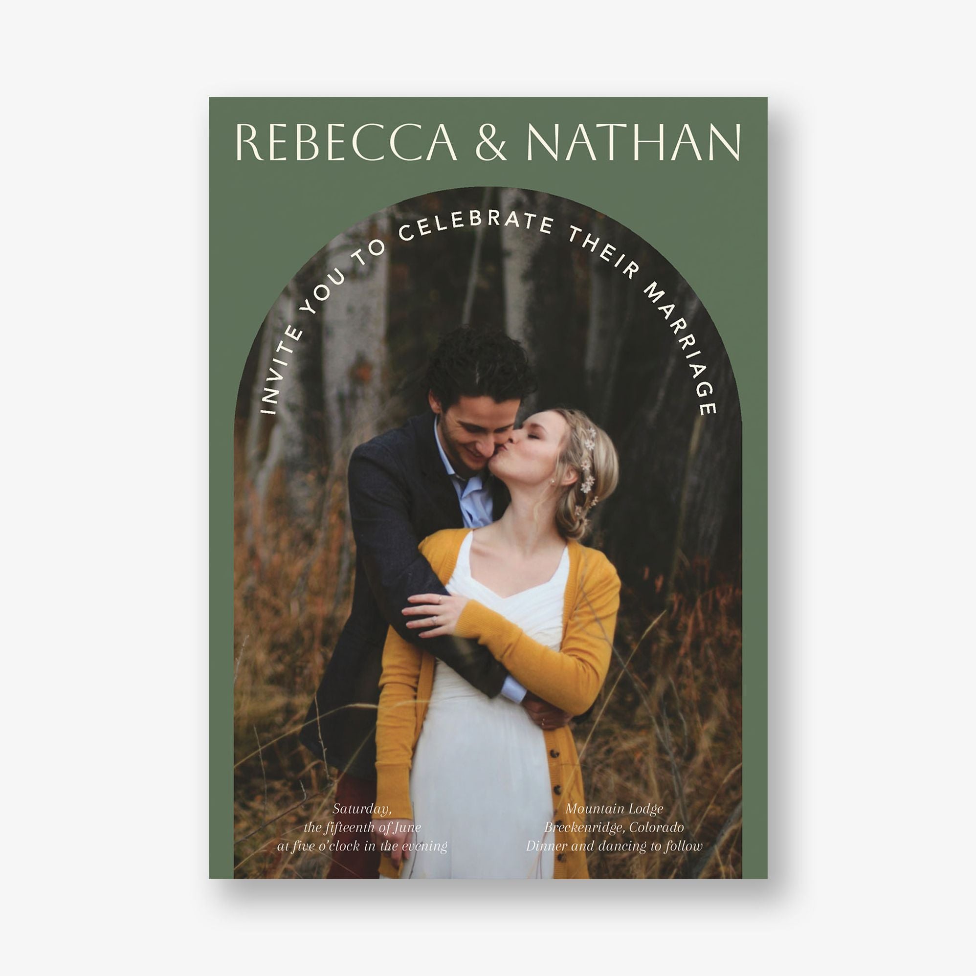 Photo Arch Wedding Invitation - Image 5