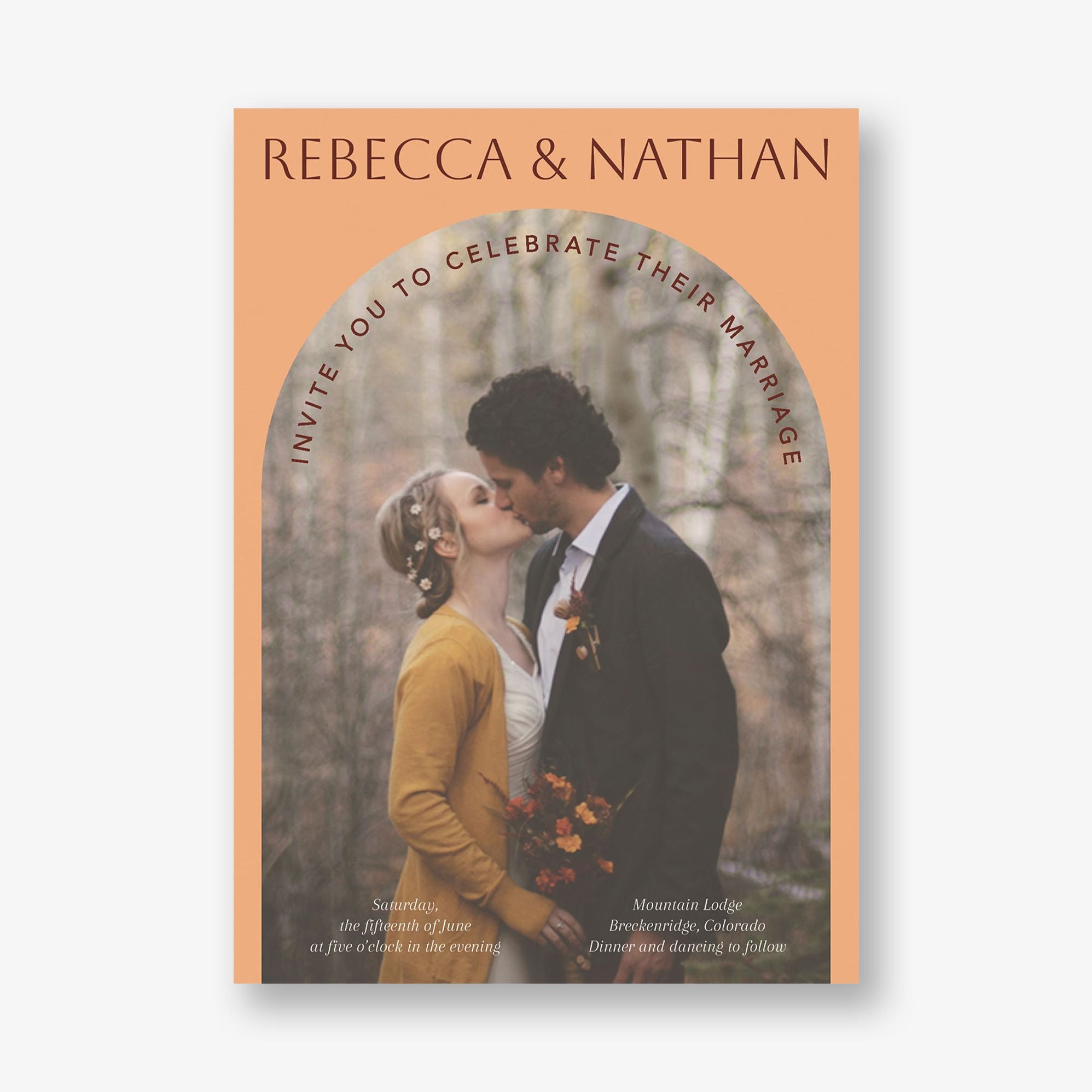 Photo Arch Wedding Invitation - Image 6