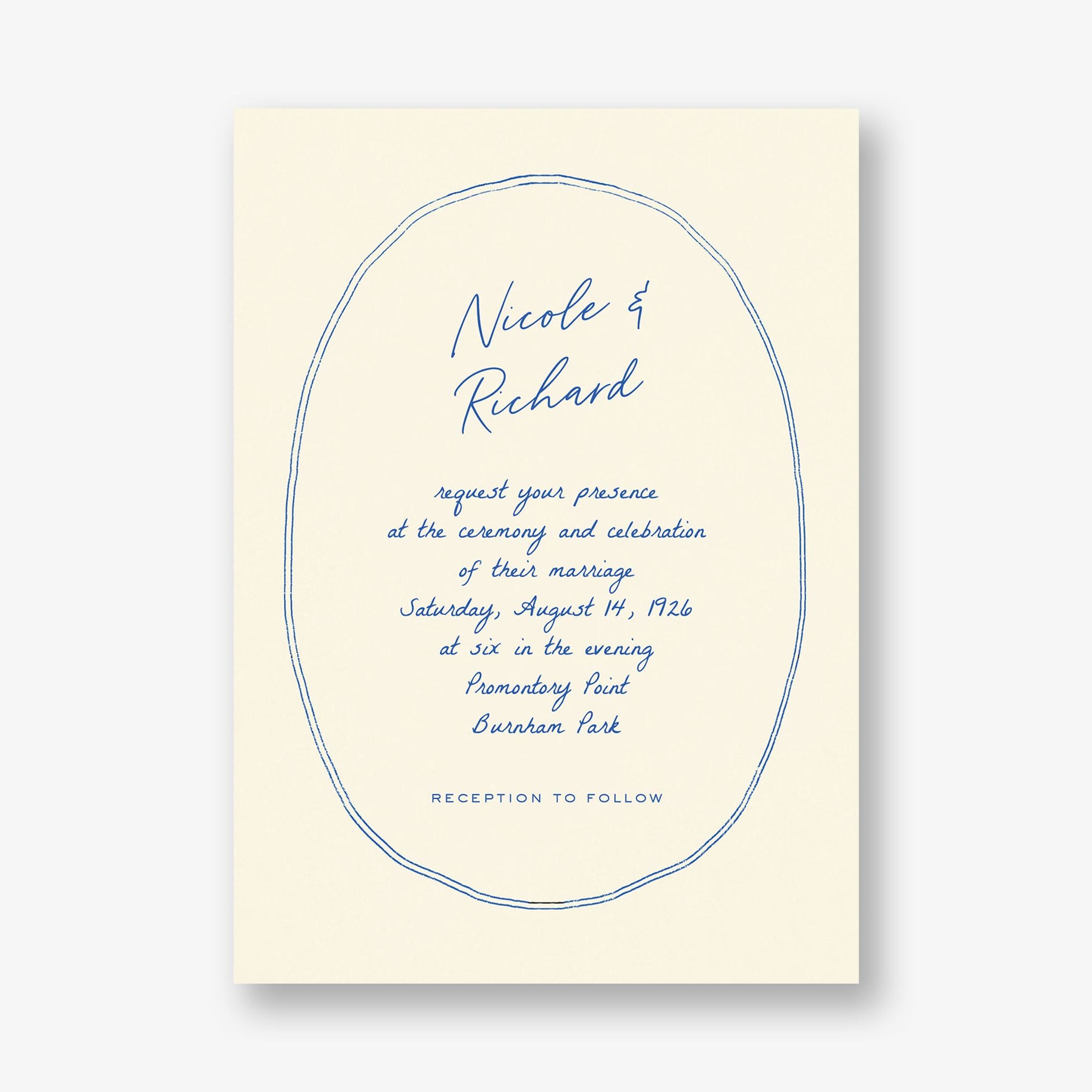 Twin Lines Wedding Invitation - Image 6