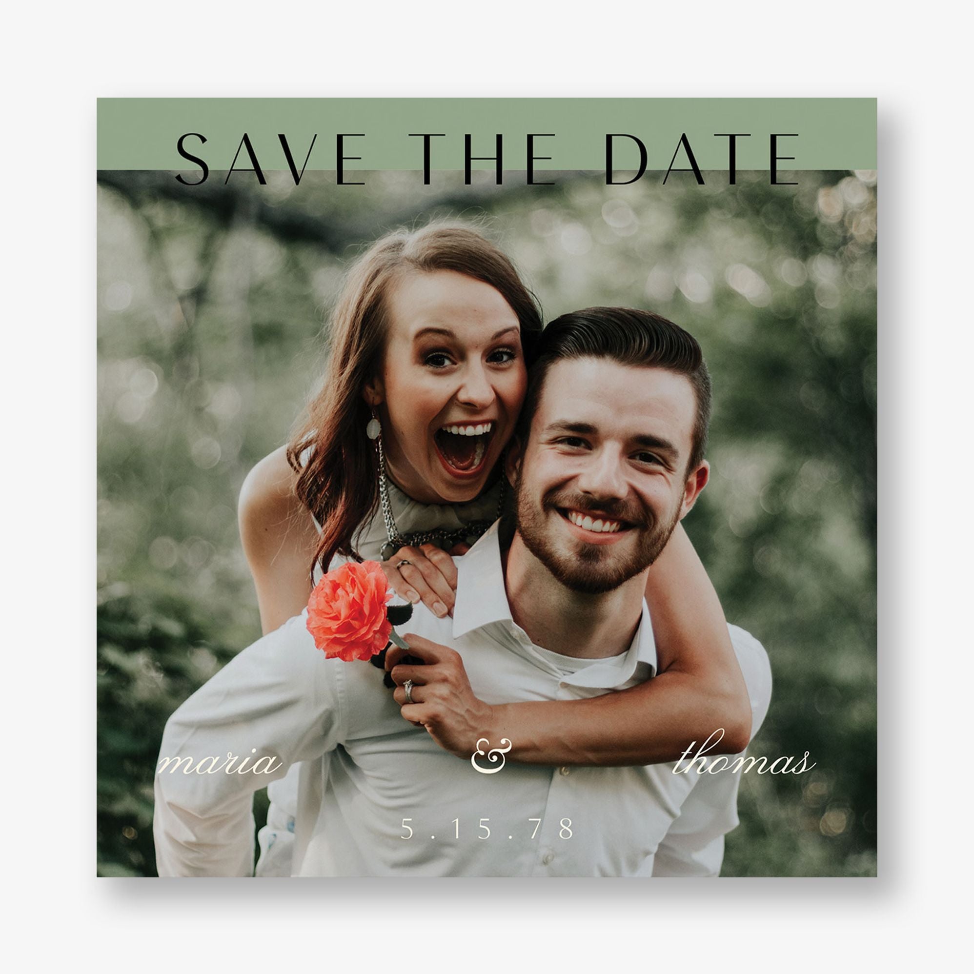 Modern Muse Photo Save the Date - Image 2