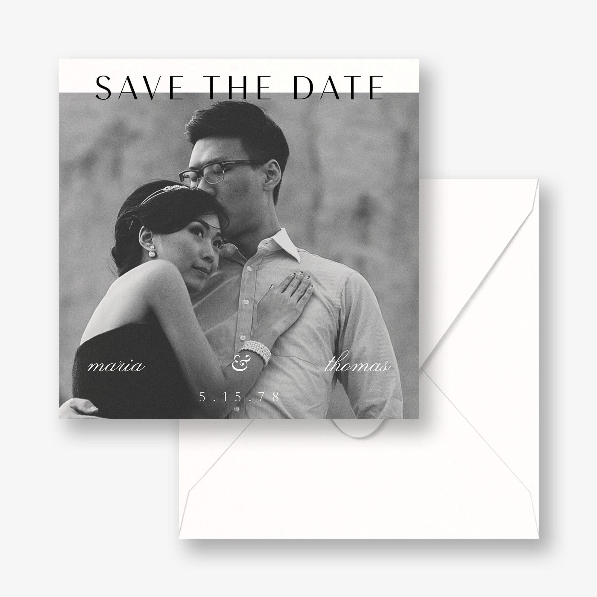 Modern Muse Photo Save the Date - Image 3