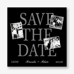 For the Scrapbook Photo Save the Date