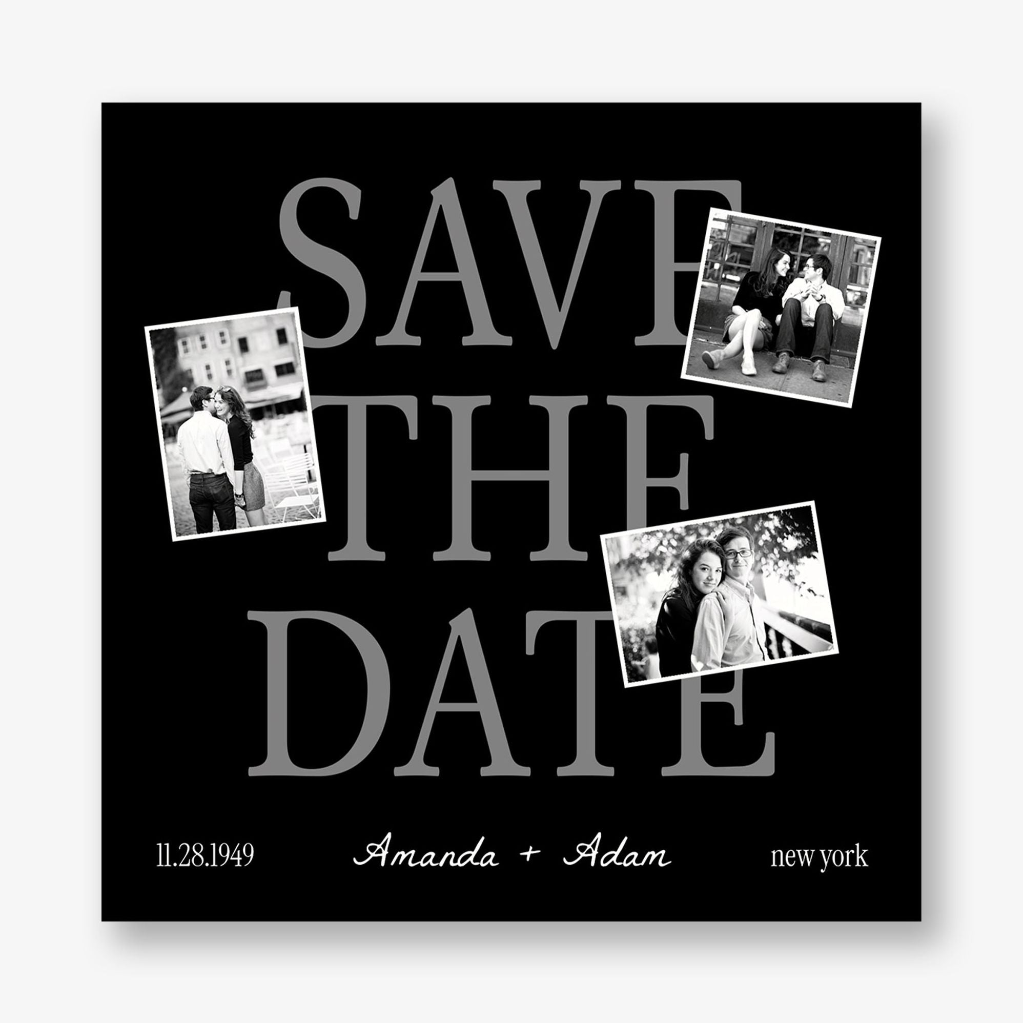 For the Scrapbook Photo Save the Date