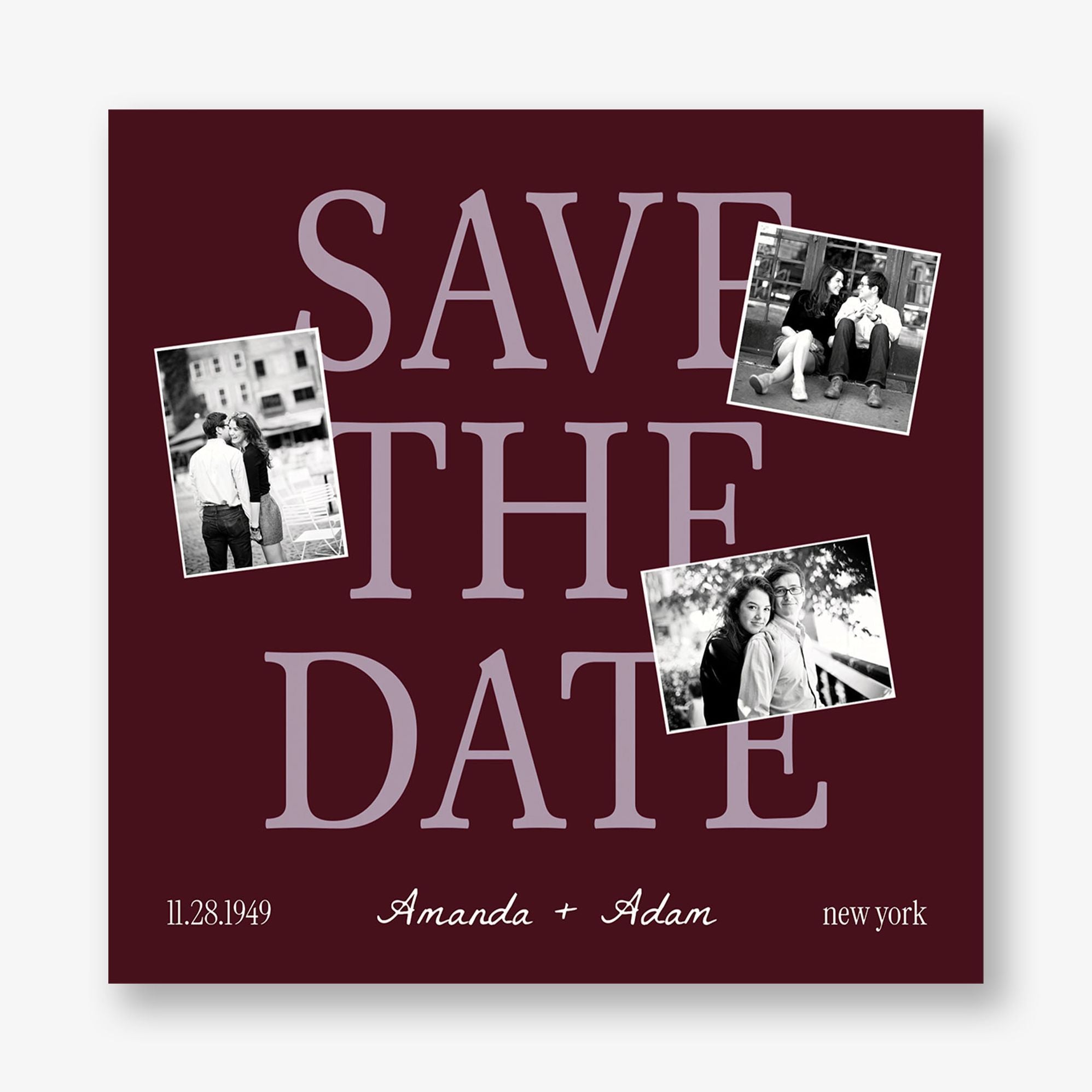 For the Scrapbook Photo Save the Date - Image 4