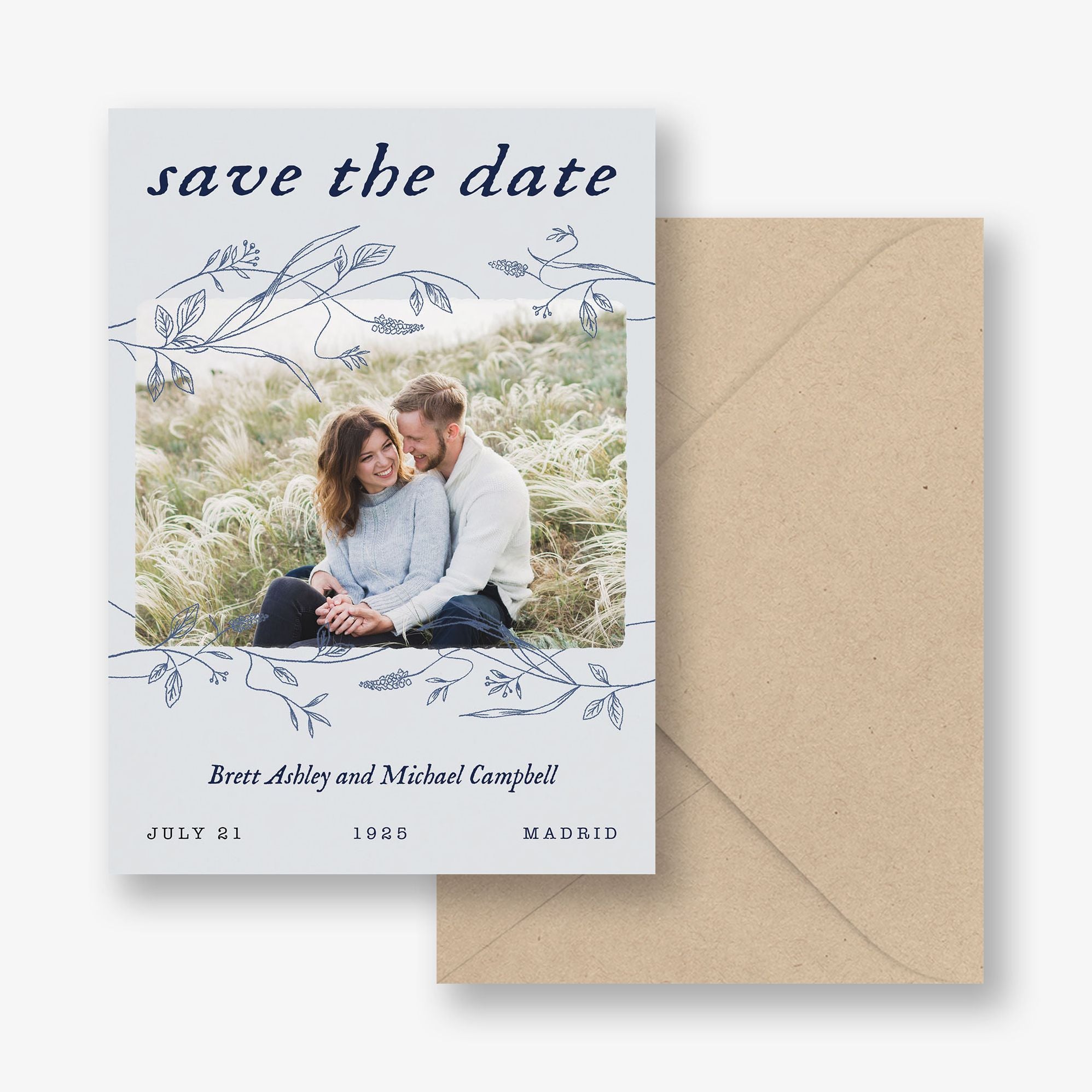 Rustic Film Frame Photo Save the Date - Image 2