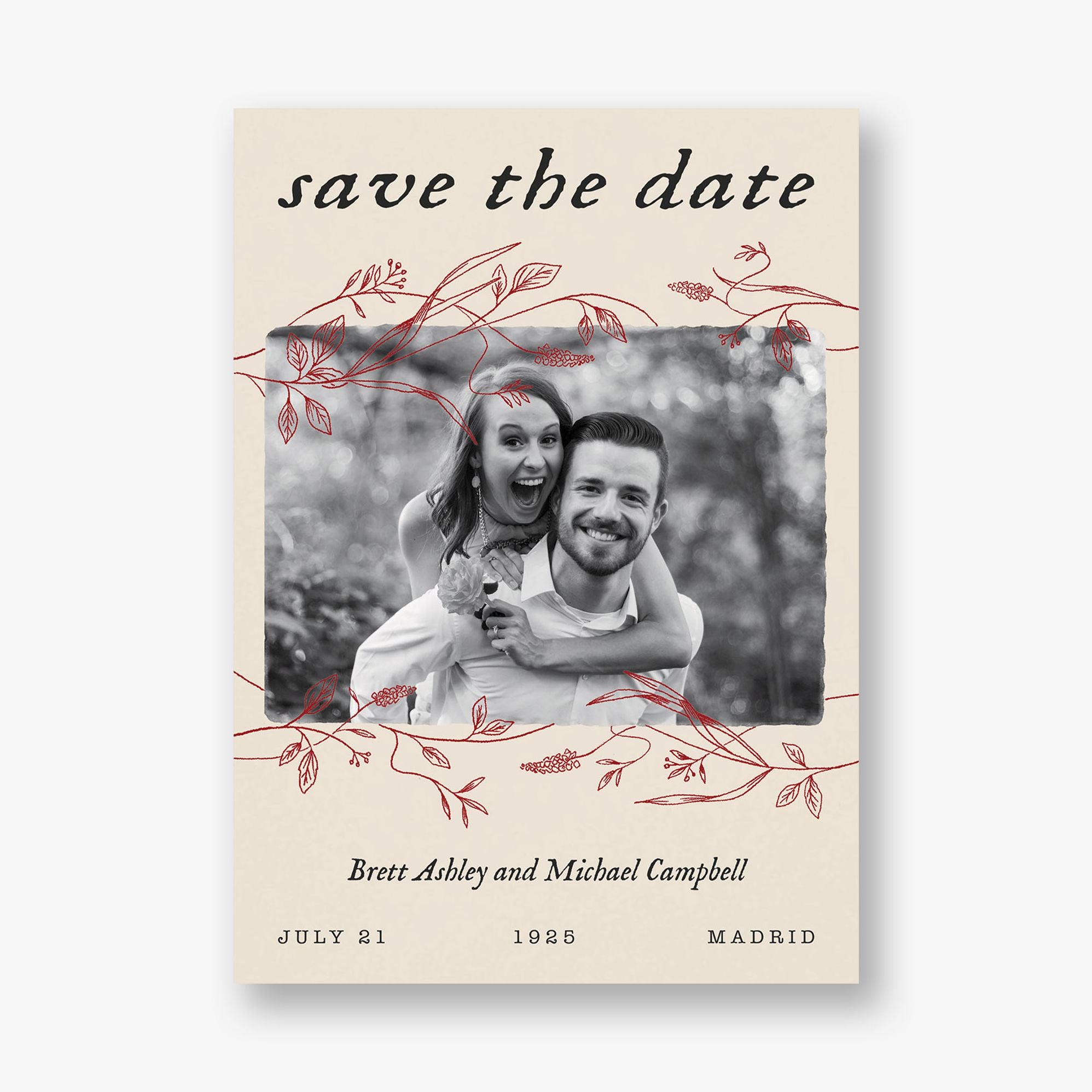 Rustic Film Frame Photo Save the Date - Image 4