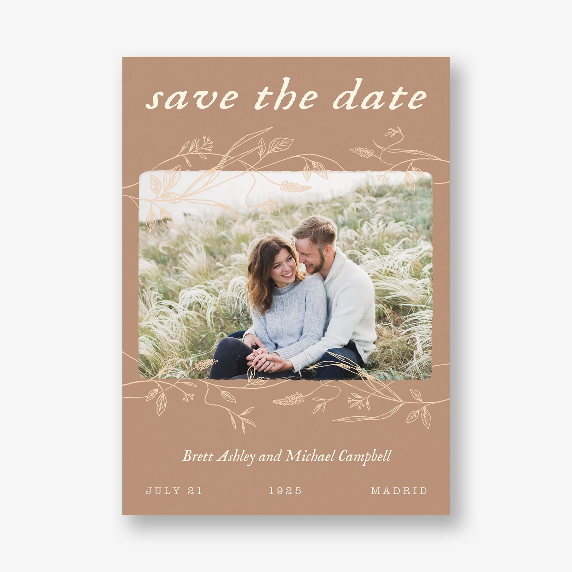 Rustic Film Frame Photo Save the Date - Image 5