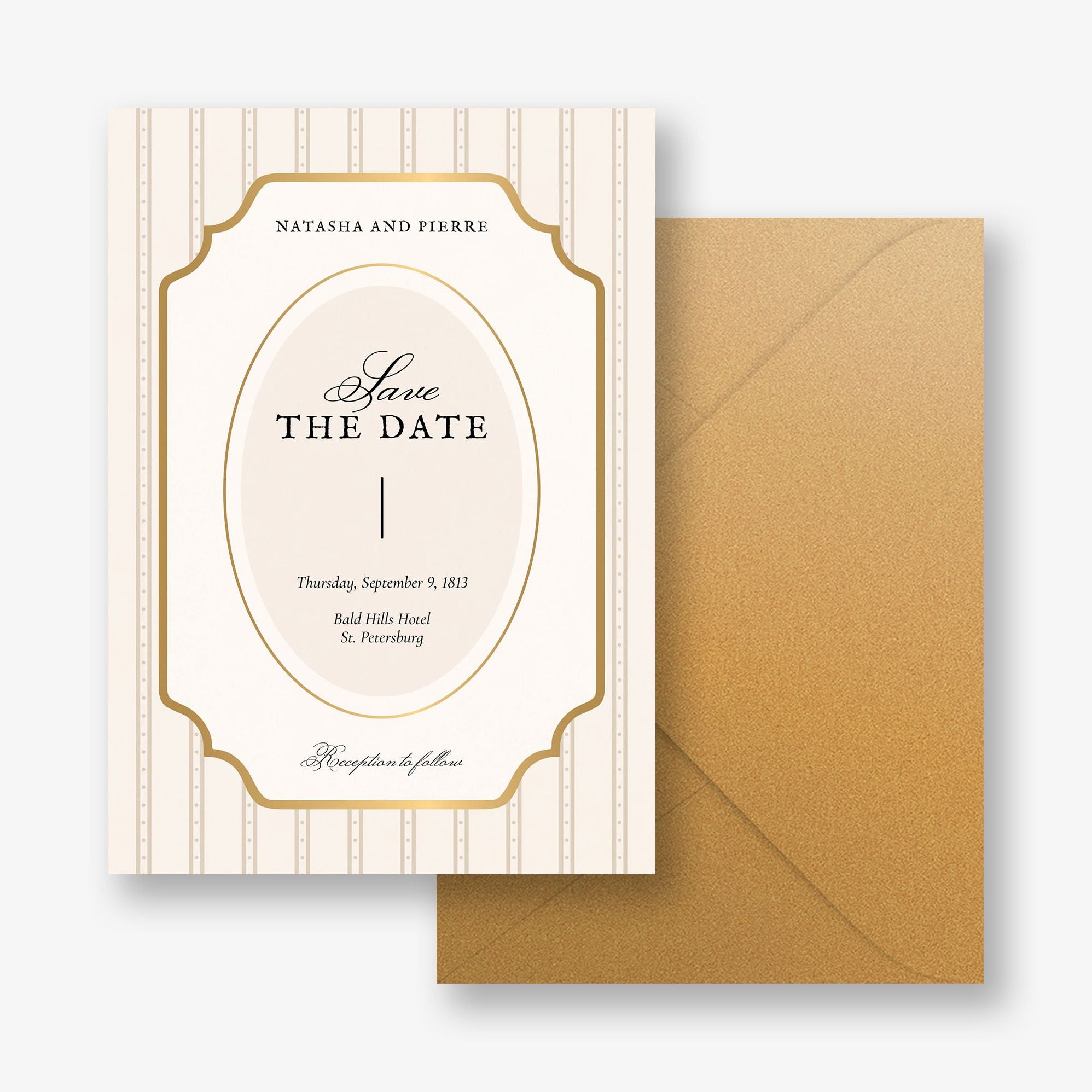 Heritage Frame Foil Save the Date - Image 4