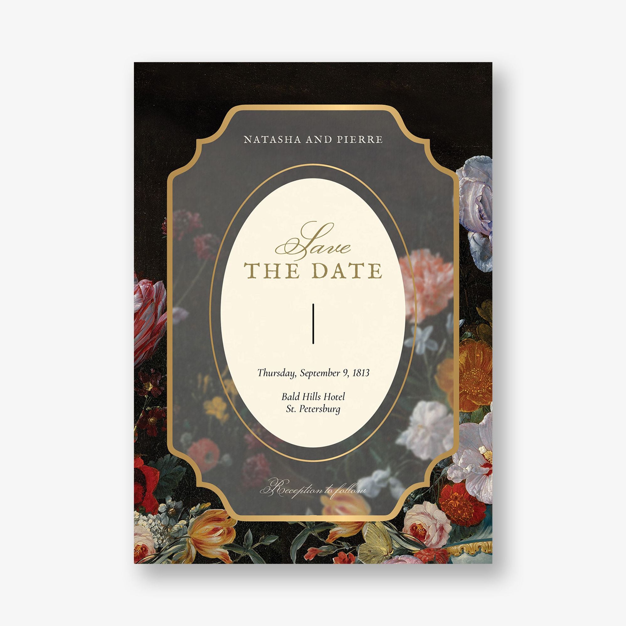 Heritage Frame Foil Save the Date - Image 2