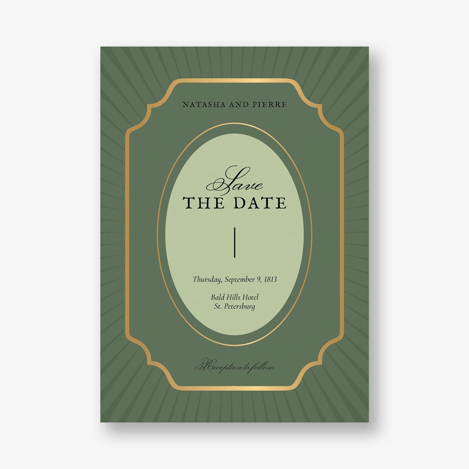 Heritage Frame Foil Save the Date - Image 6