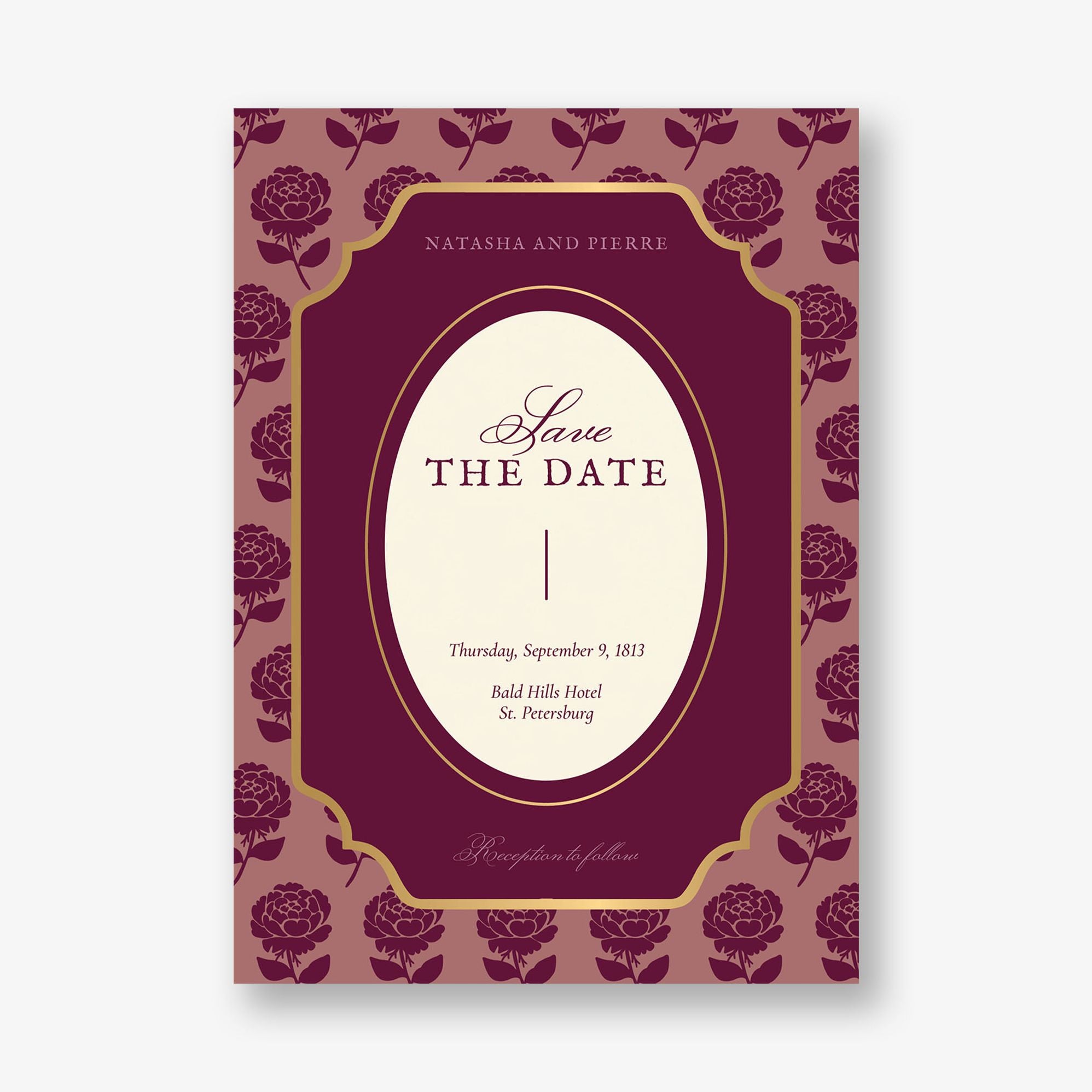 Heritage Frame Foil Save the Date - Image 3