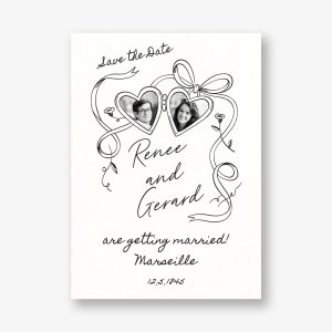 Locket Photo Save the Date