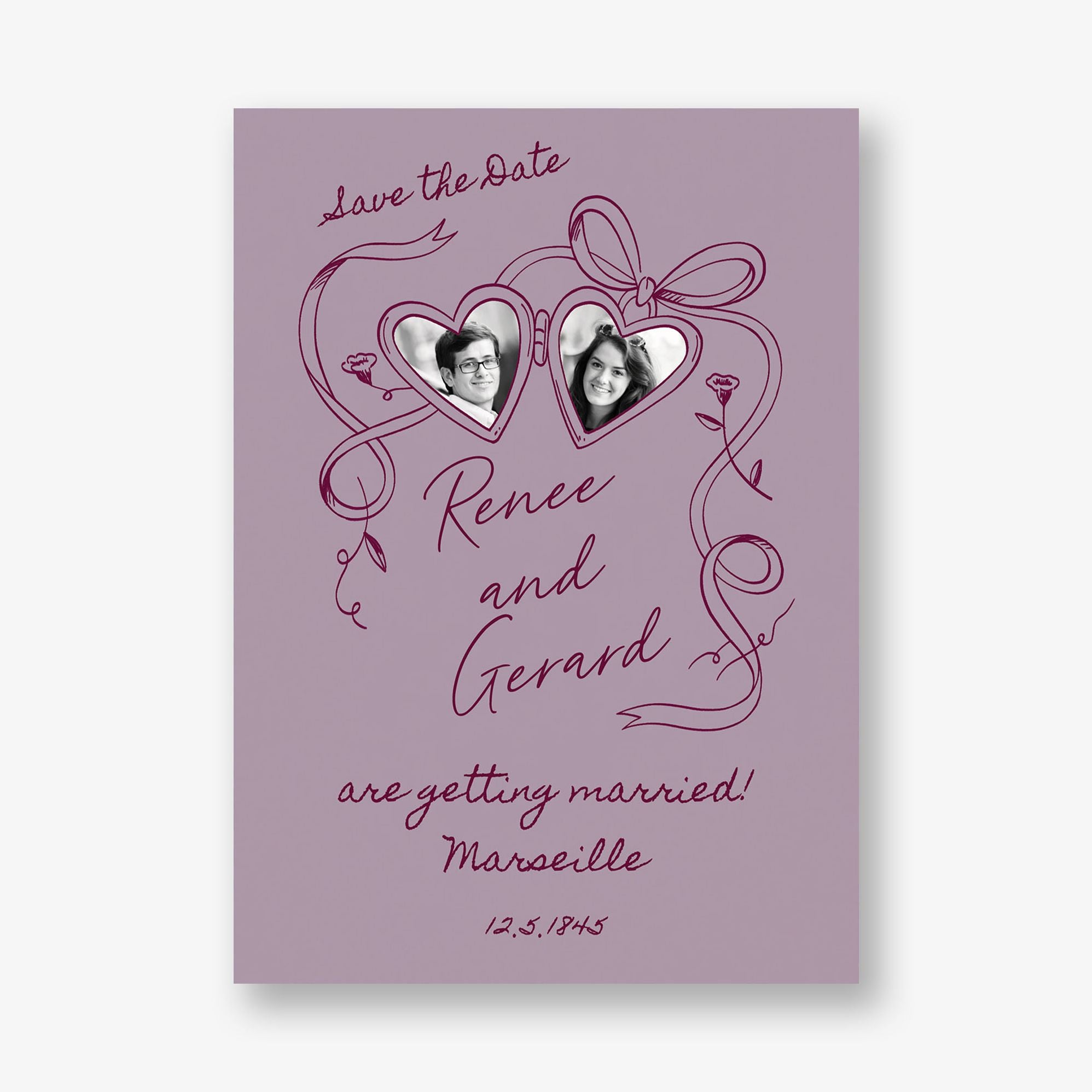Locket Photo Save the Date - Image 4