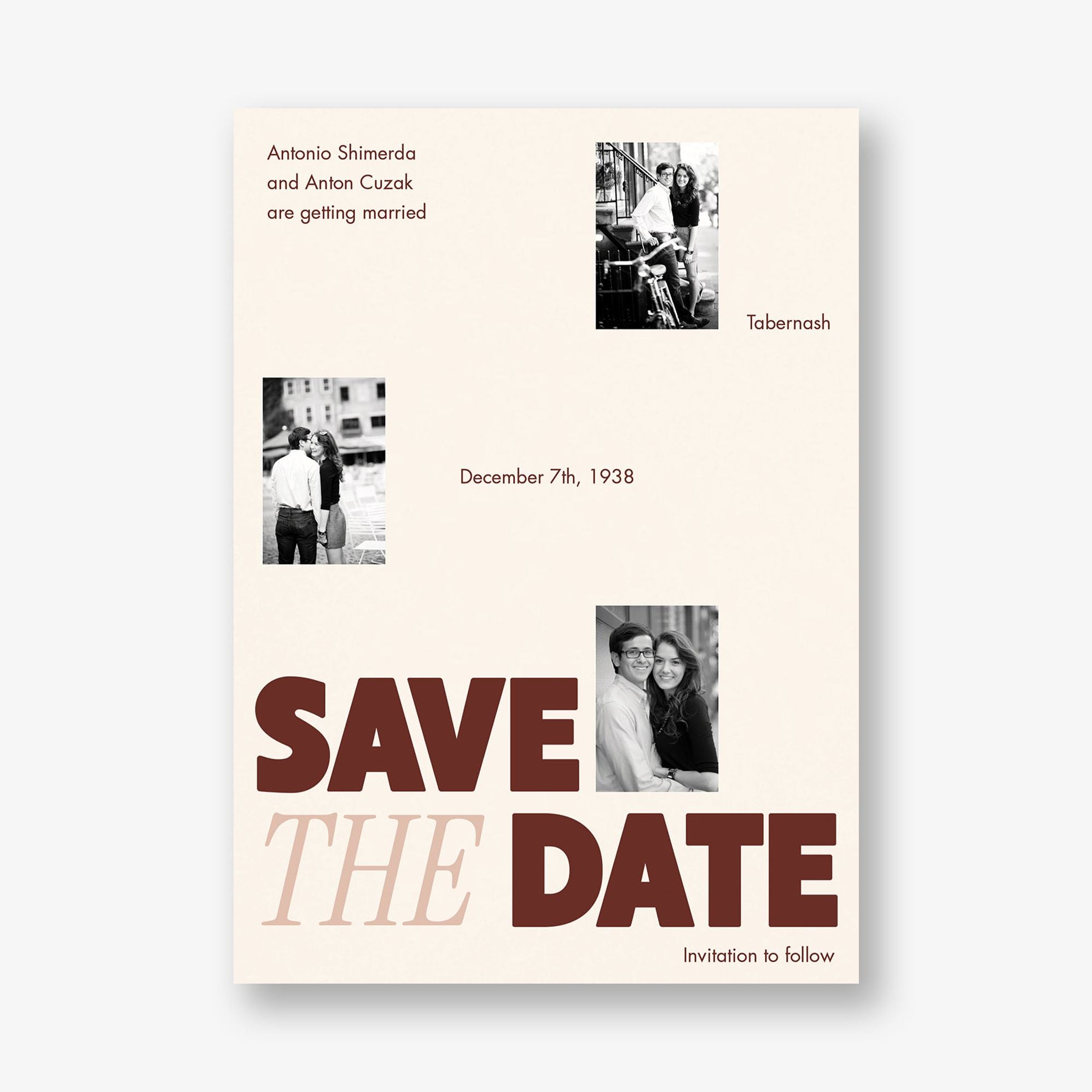 Gallery Notes Photo Save the Date