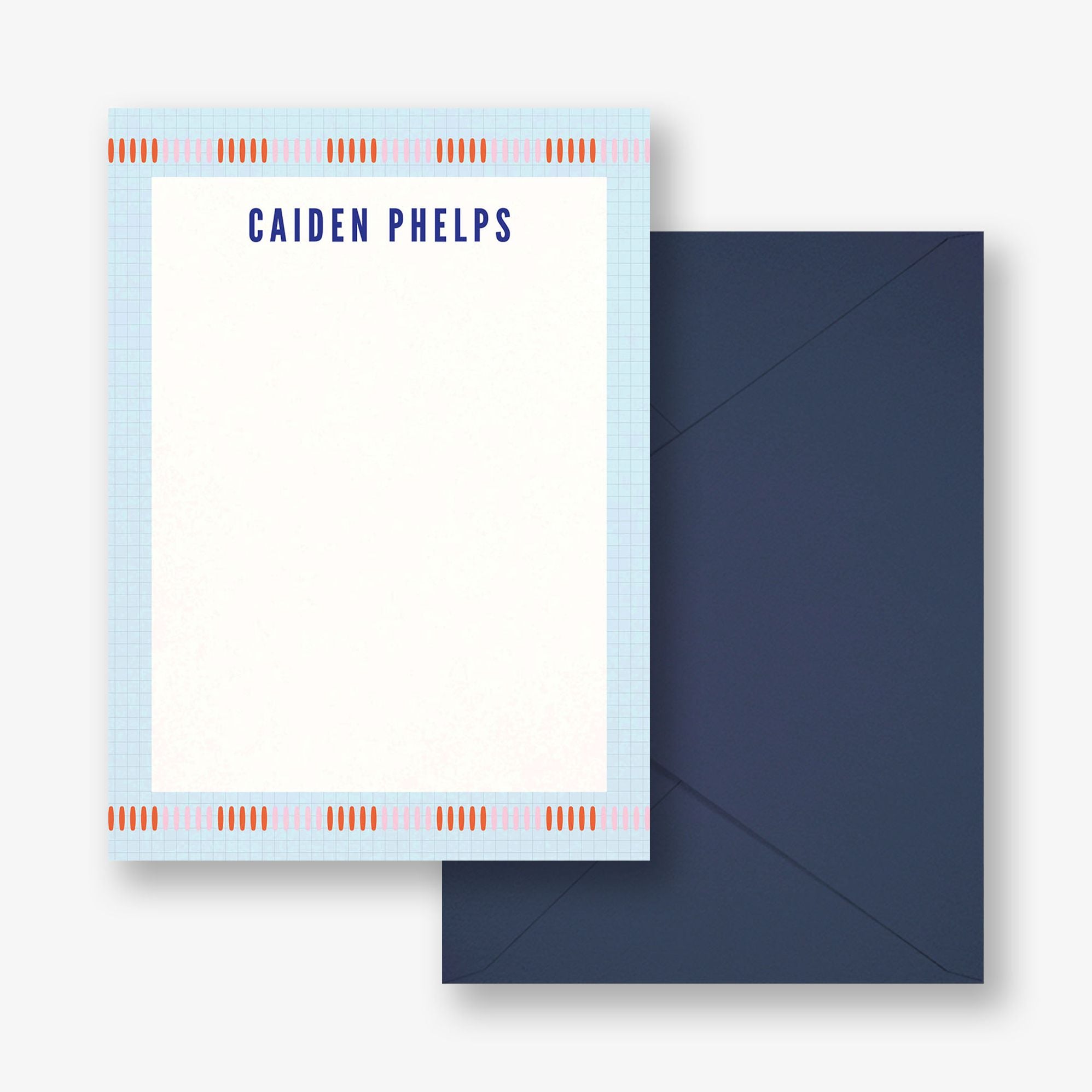 Pool Stripes Stationery - Image 4