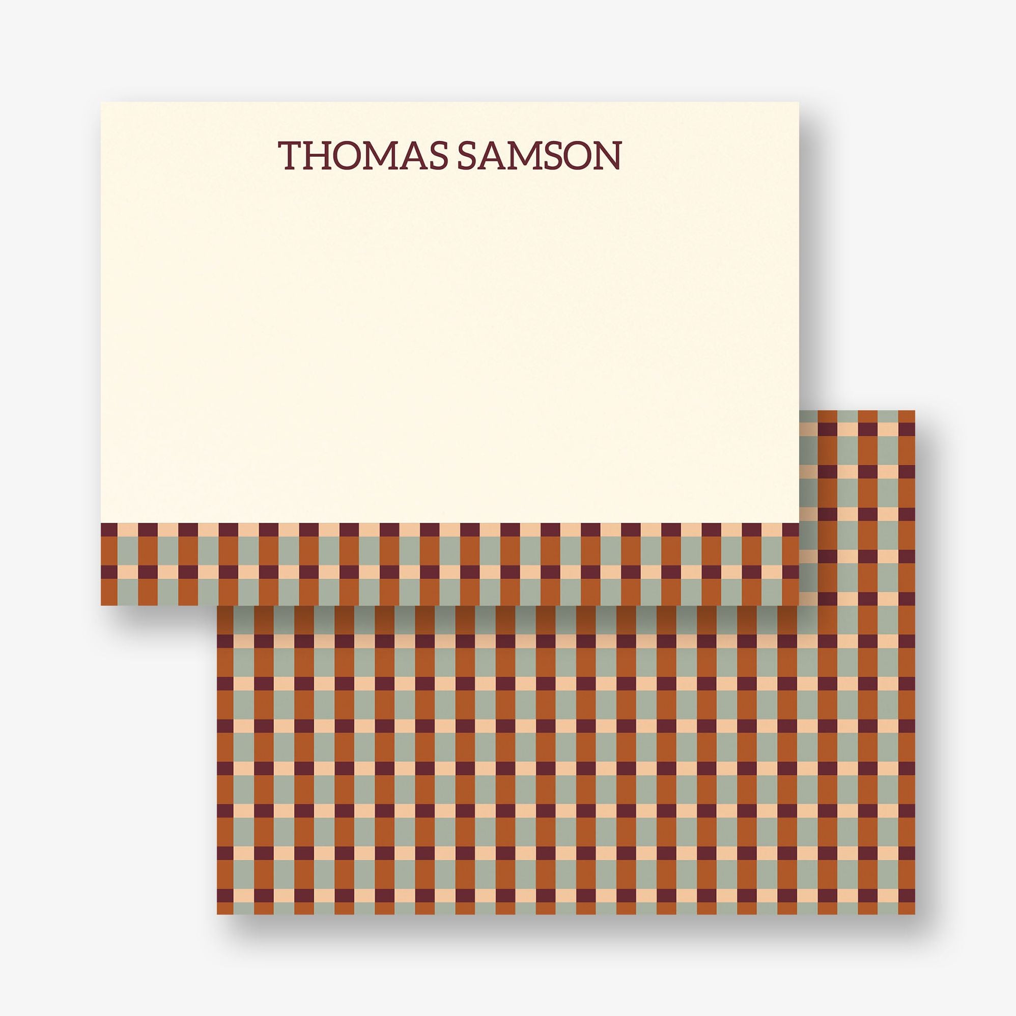 Dad Plaid Stationery