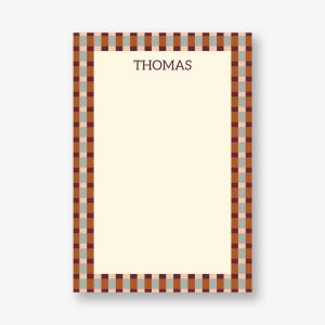 Dad Plaid Notepad Set