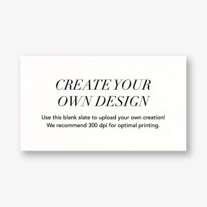 Upload Your Own Business Card Horizontal