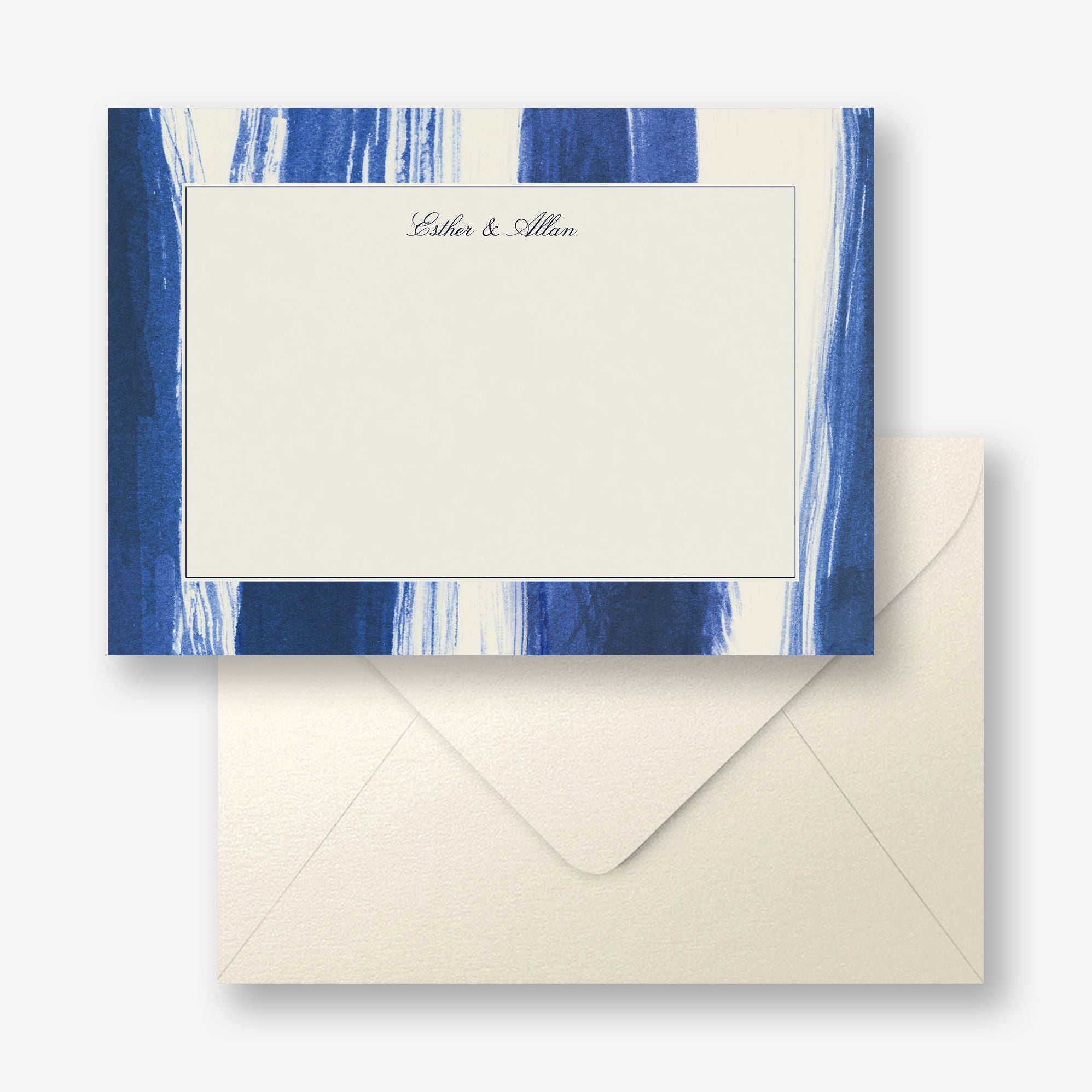 Watercolor Horizontal Stationery - Image 3