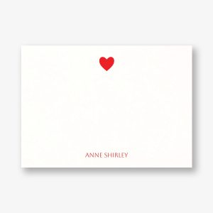 Heart Thank You Stationery