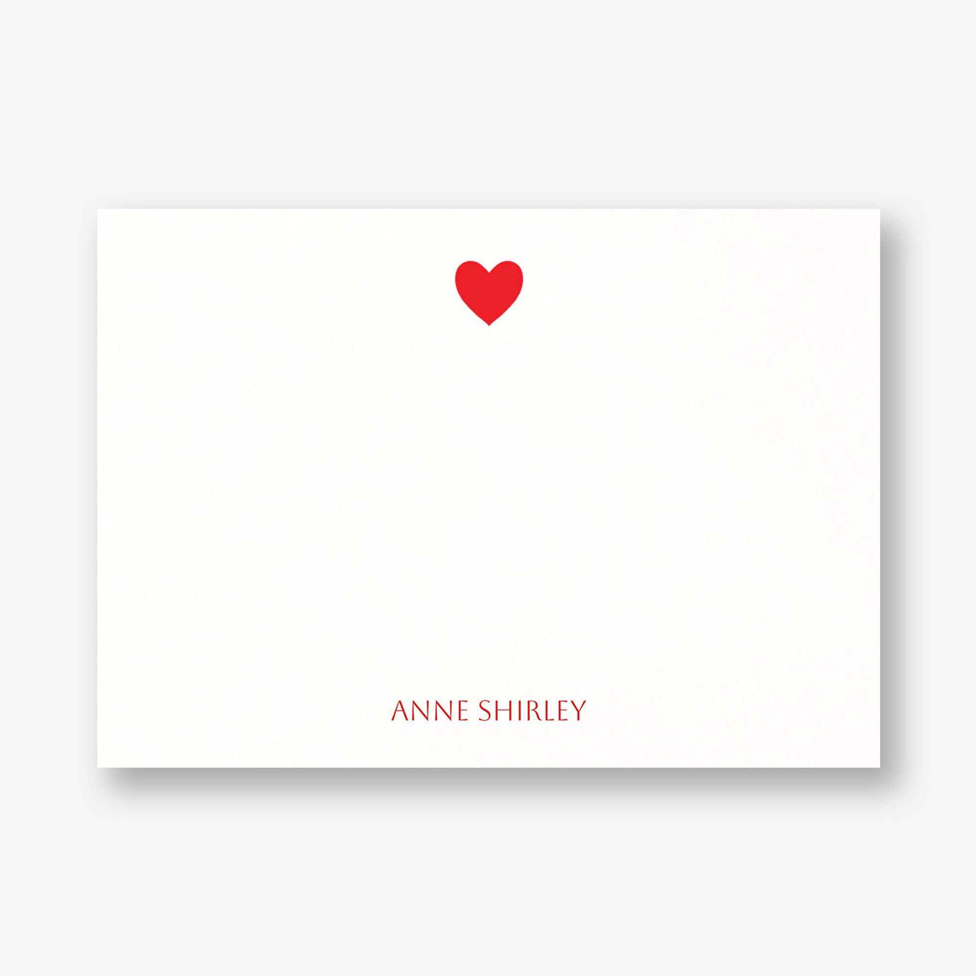 Heart Thank You Stationery