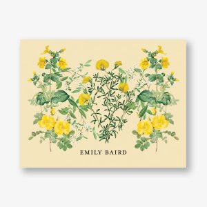 Buttercup Parlor Folded Stationery