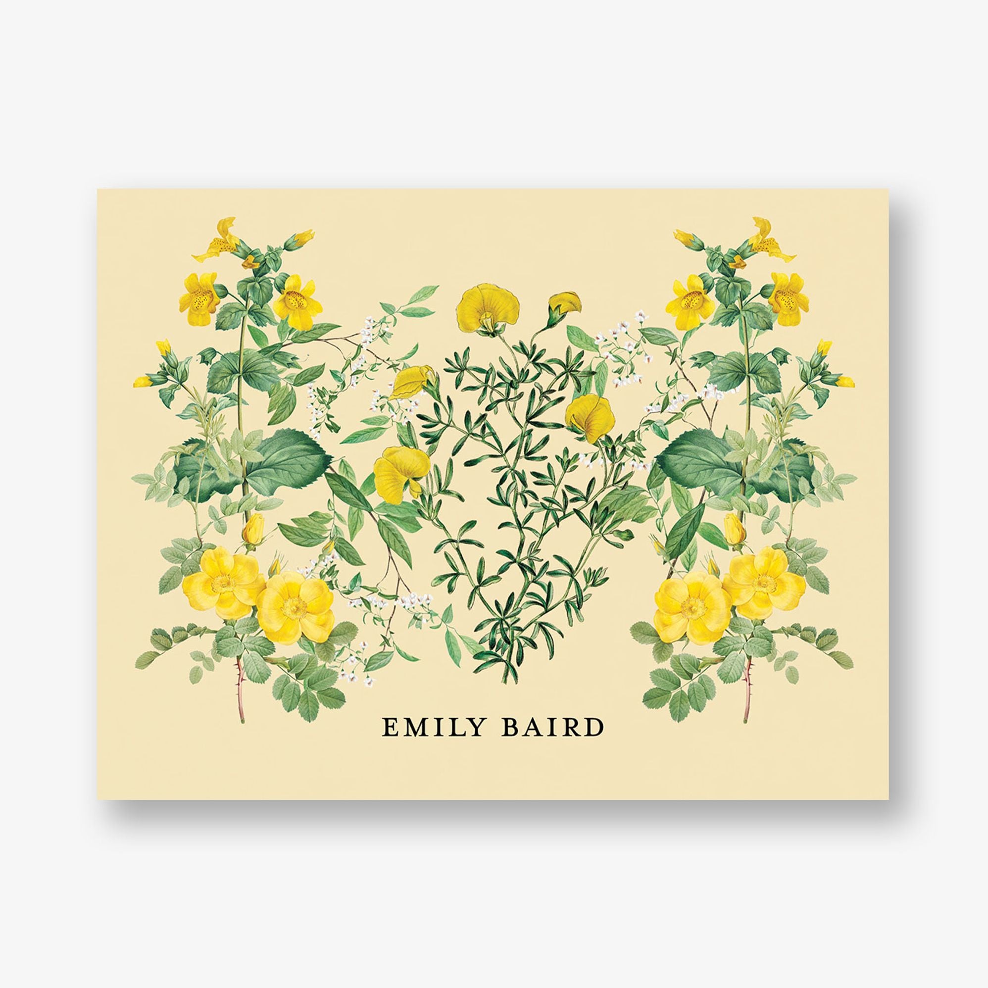 Buttercup Parlor Folded Stationery