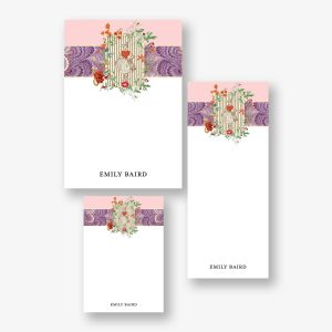 Parlor Pageant Personalized Mixed Notepad Set