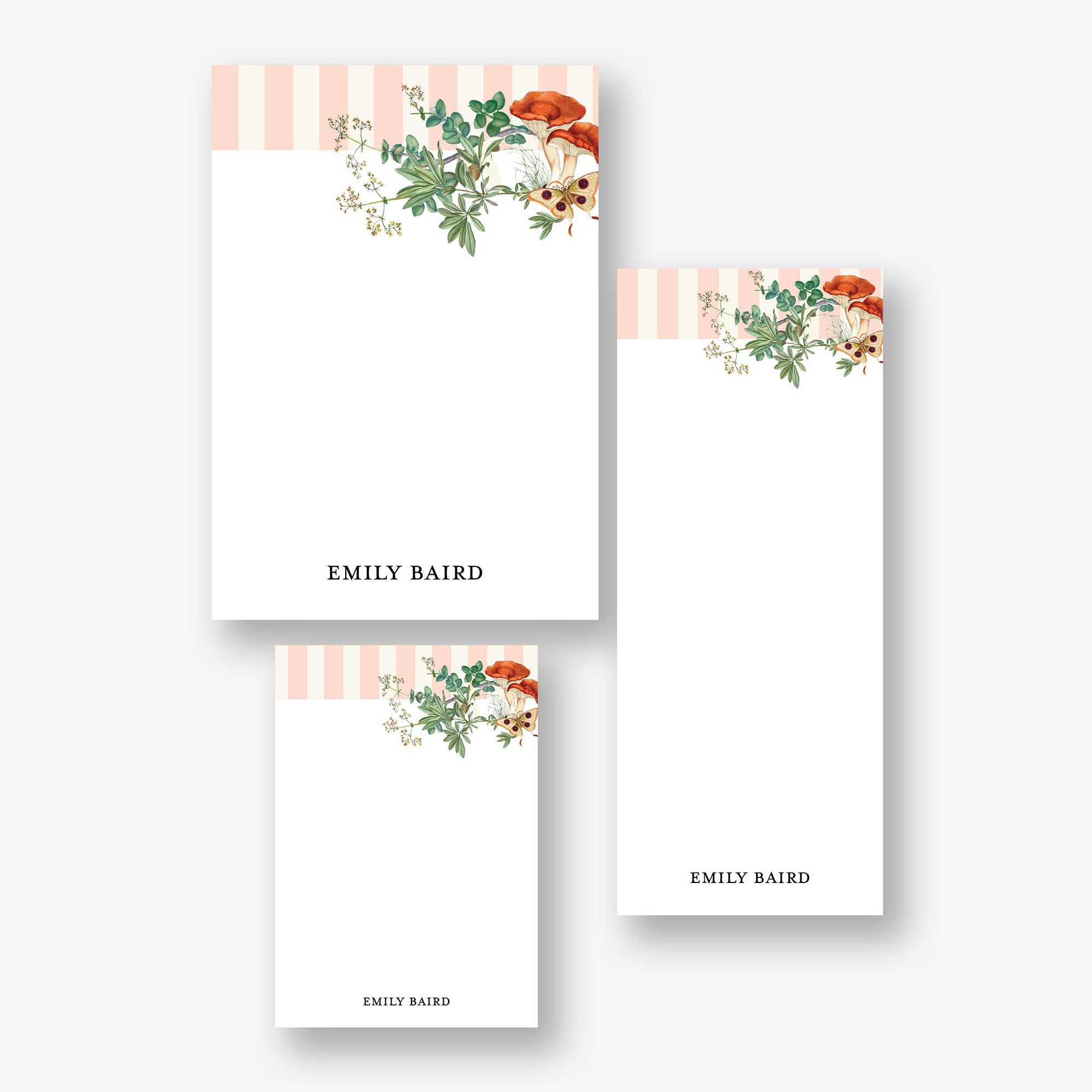 Woodland Curios Personalized Mixed Notepad Set