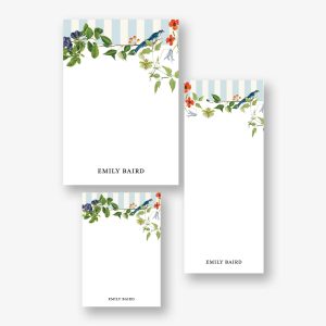 Aviary Affair Personalized Mixed Notepad Set