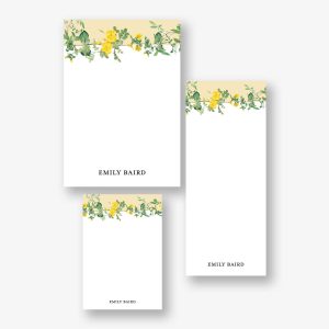 Buttercup Parlor Personalized Mixed Notepad Set