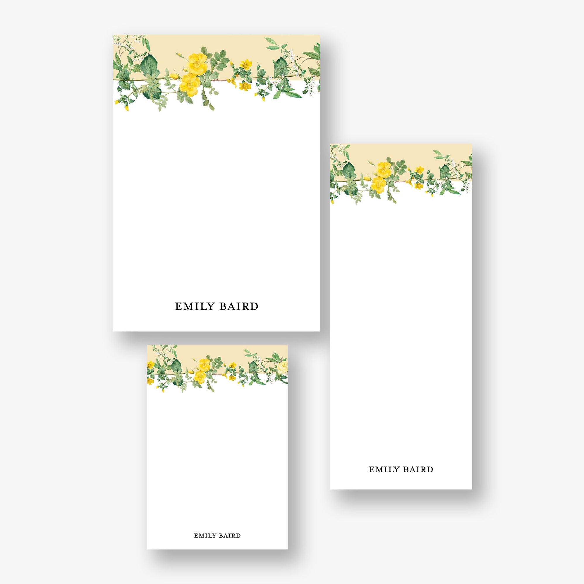 Buttercup Parlor Personalized Mixed Notepad Set