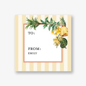 Sunroom Soiree Custom Gift Tag Label