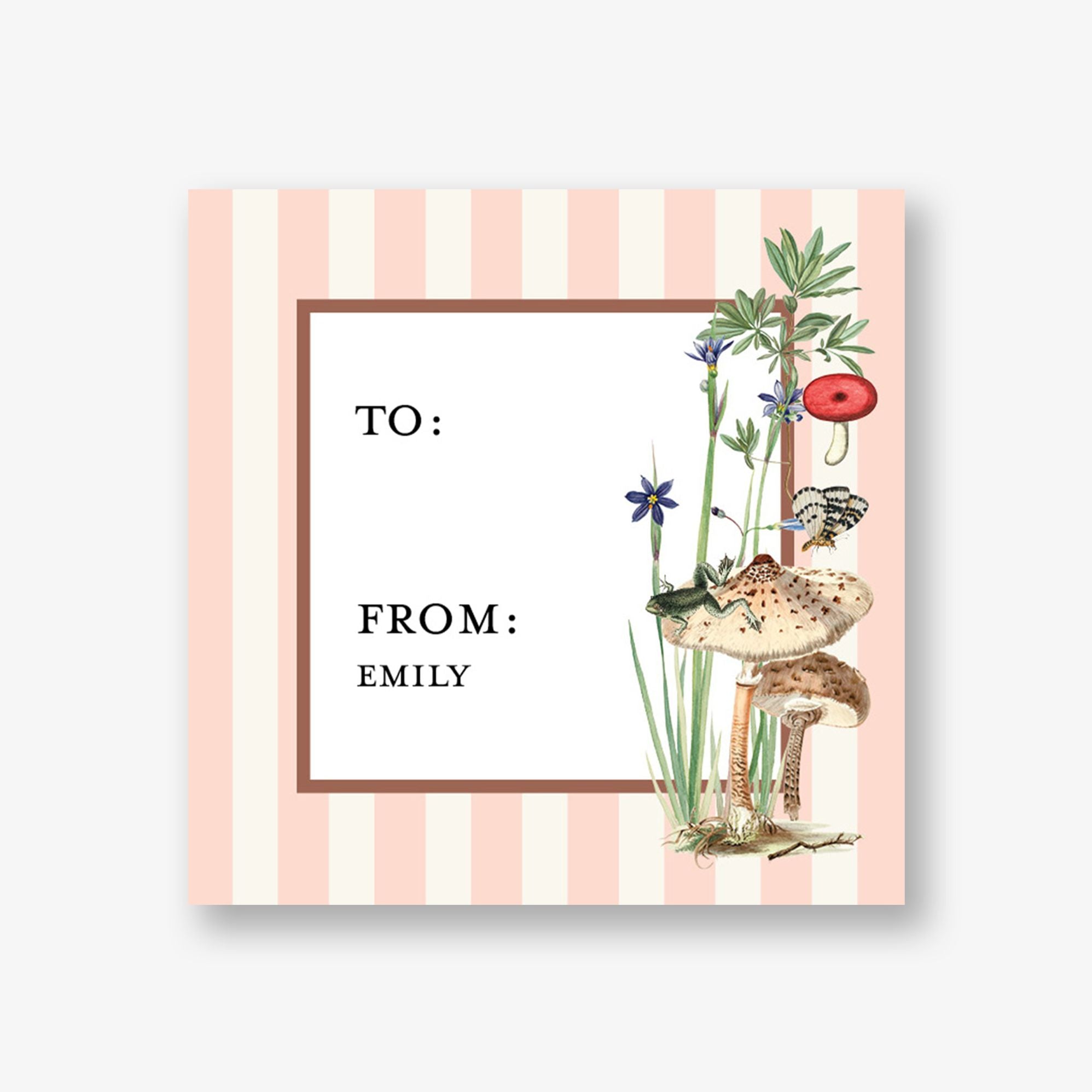 Woodland Curios Custom Gift Tag Label