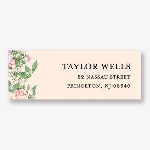 Petal Society Return Address Label