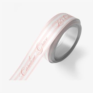 Posh Pinstripe Custom Ribbon 2 Yard Spool