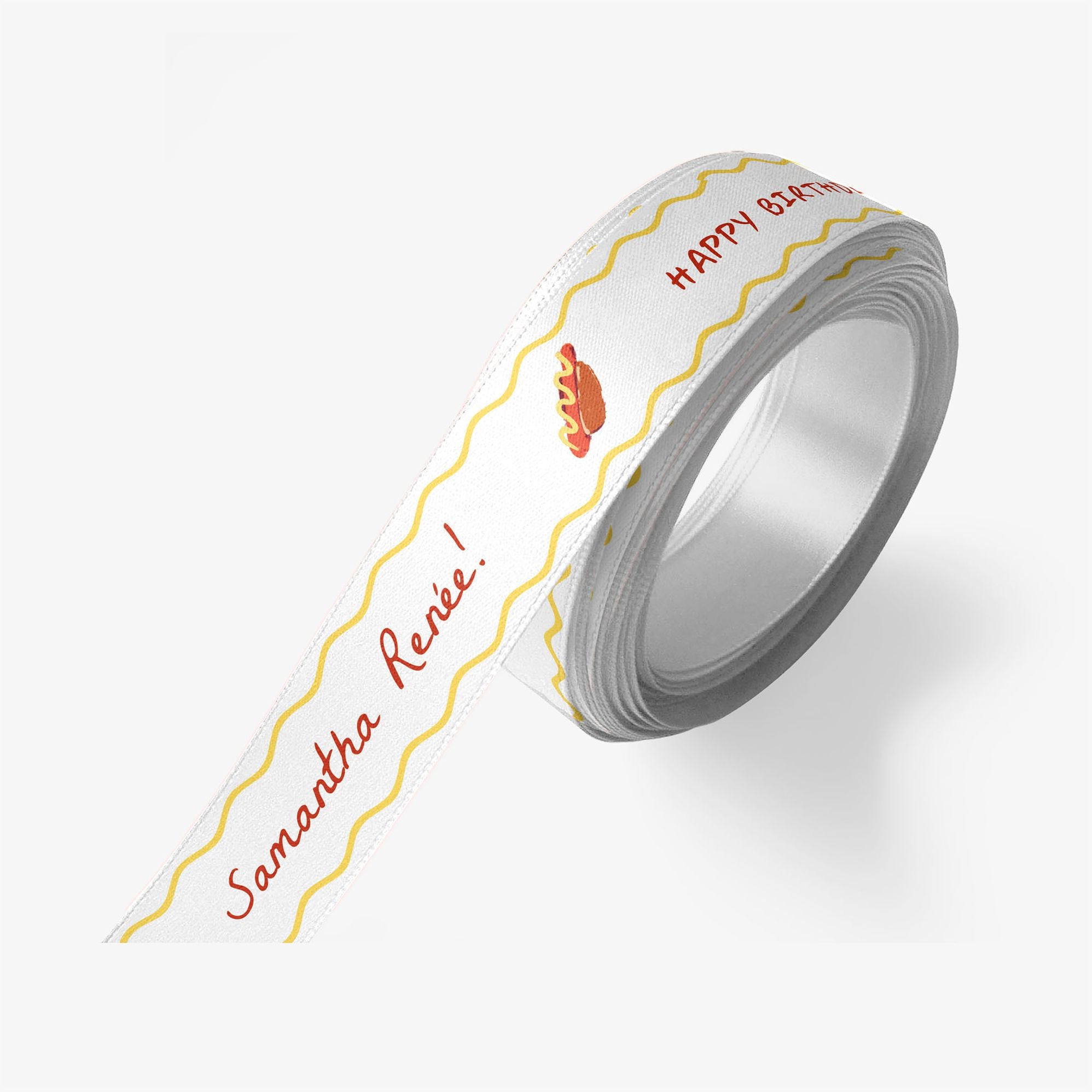 Picnic Party Custom Ribbon 10 Yard Spool - Image 2