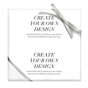 Upload Your Own Custom Wrapping Paper - 2 Photos Repeating