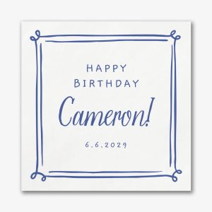 Whimsical Doodles Custom Napkins