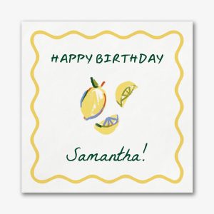 Picnic Party Custom Napkins