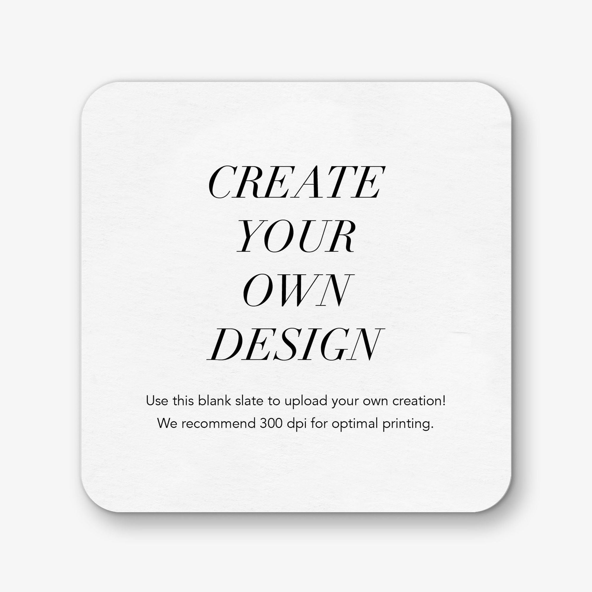 Upload Your Own Square Custom Coasters