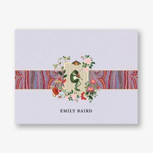 Marbled Menagerie Folded Stationery