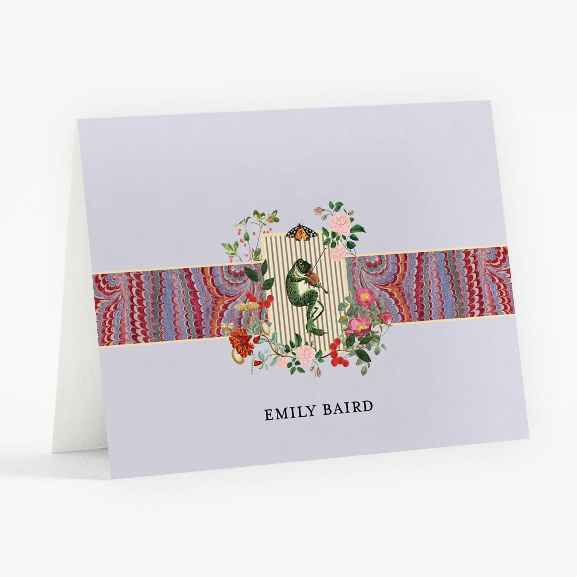Marbled Menagerie Folded Stationery - Image 3