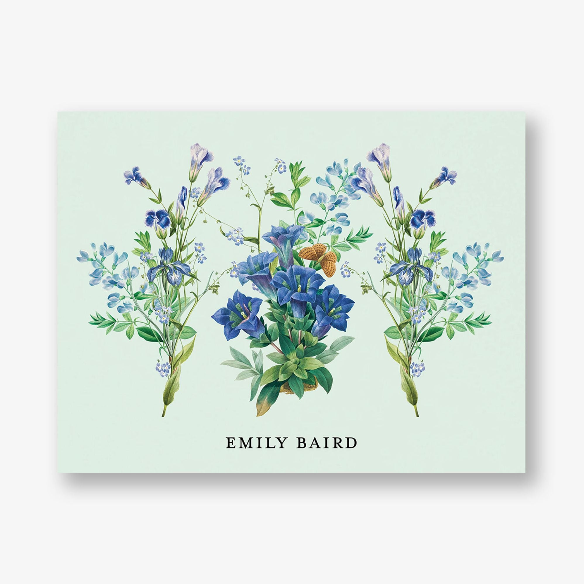 Bluebell Salon Folded Stationery