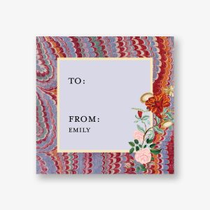 Marbled Menagerie Custom Gift Tag Label