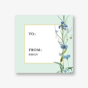 Bluebell Salon Custom Gift Tag Label
